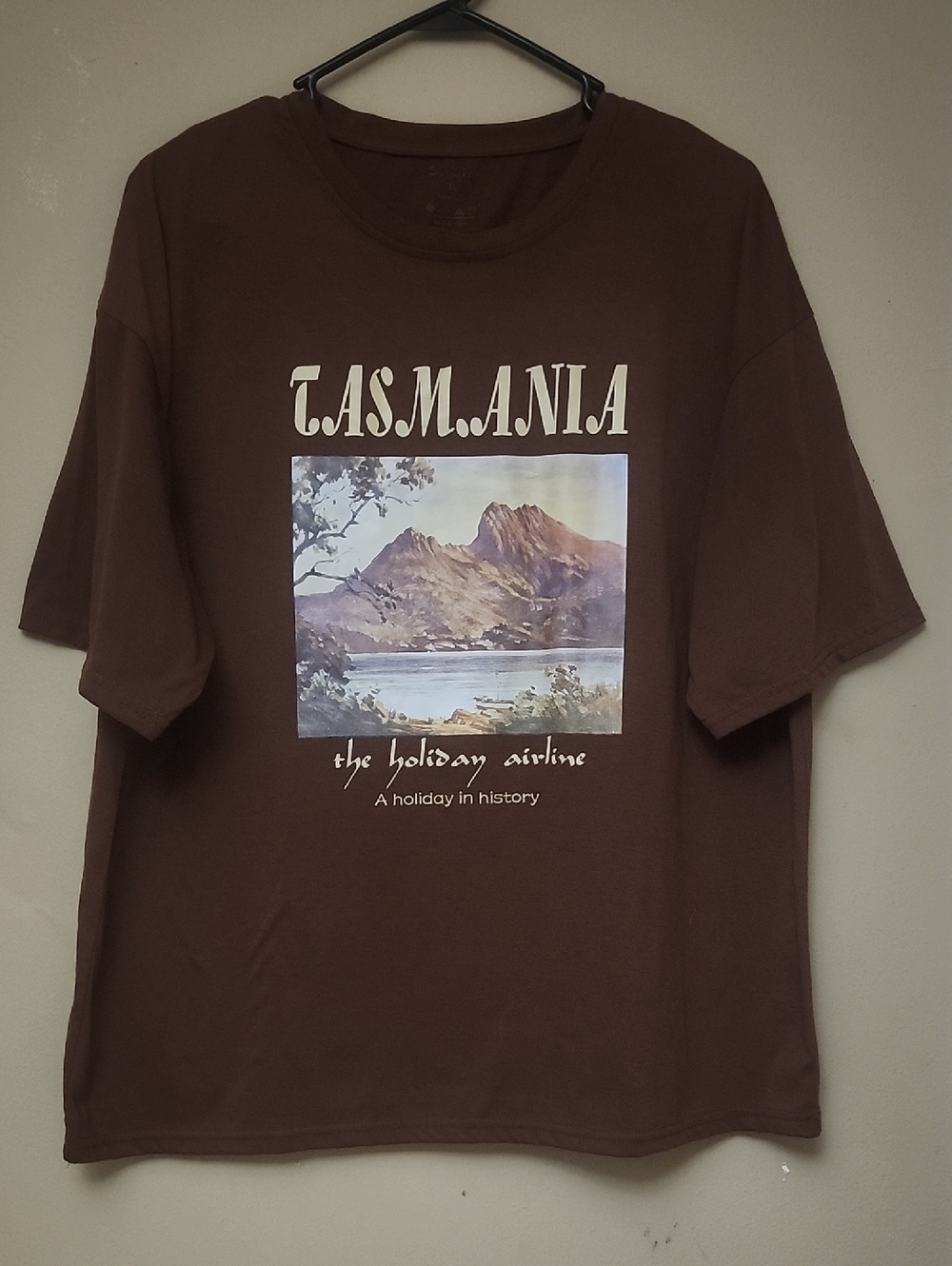 Tasmania Graphic Brown T-Shirt
